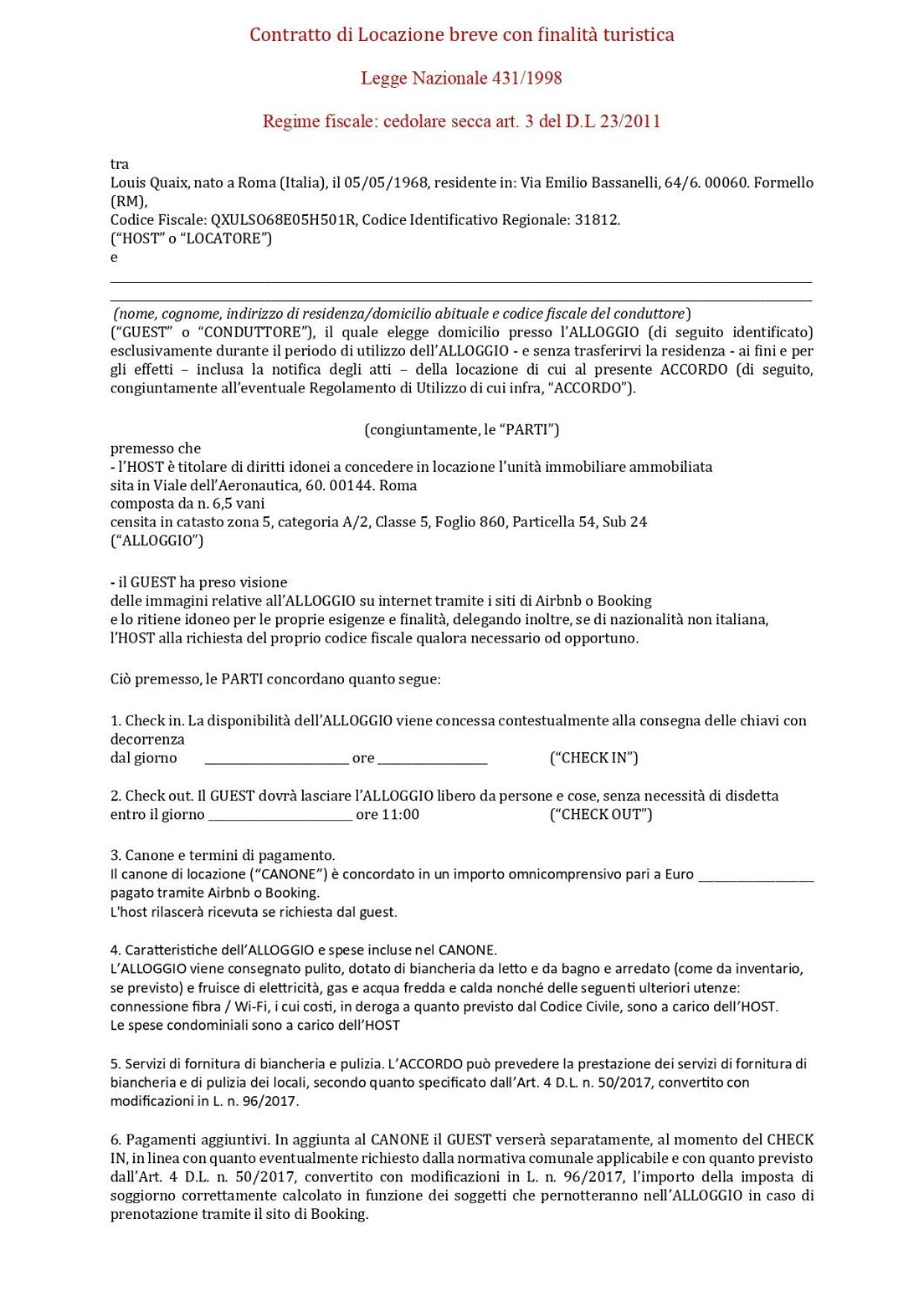 Le Bon'eur Apartment Rome